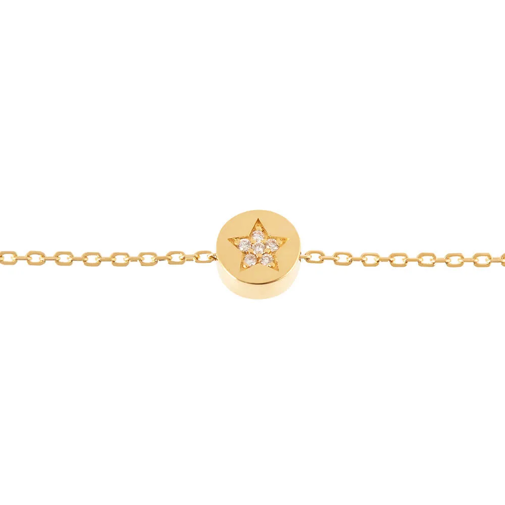 Modern Words Fine Star Bracelet