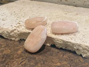 Morganite Crystal Pendants