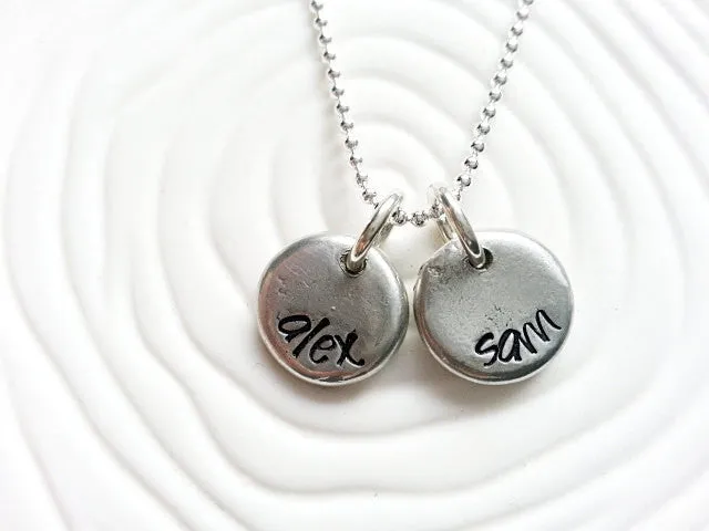 Name Necklace | Pebble Collection