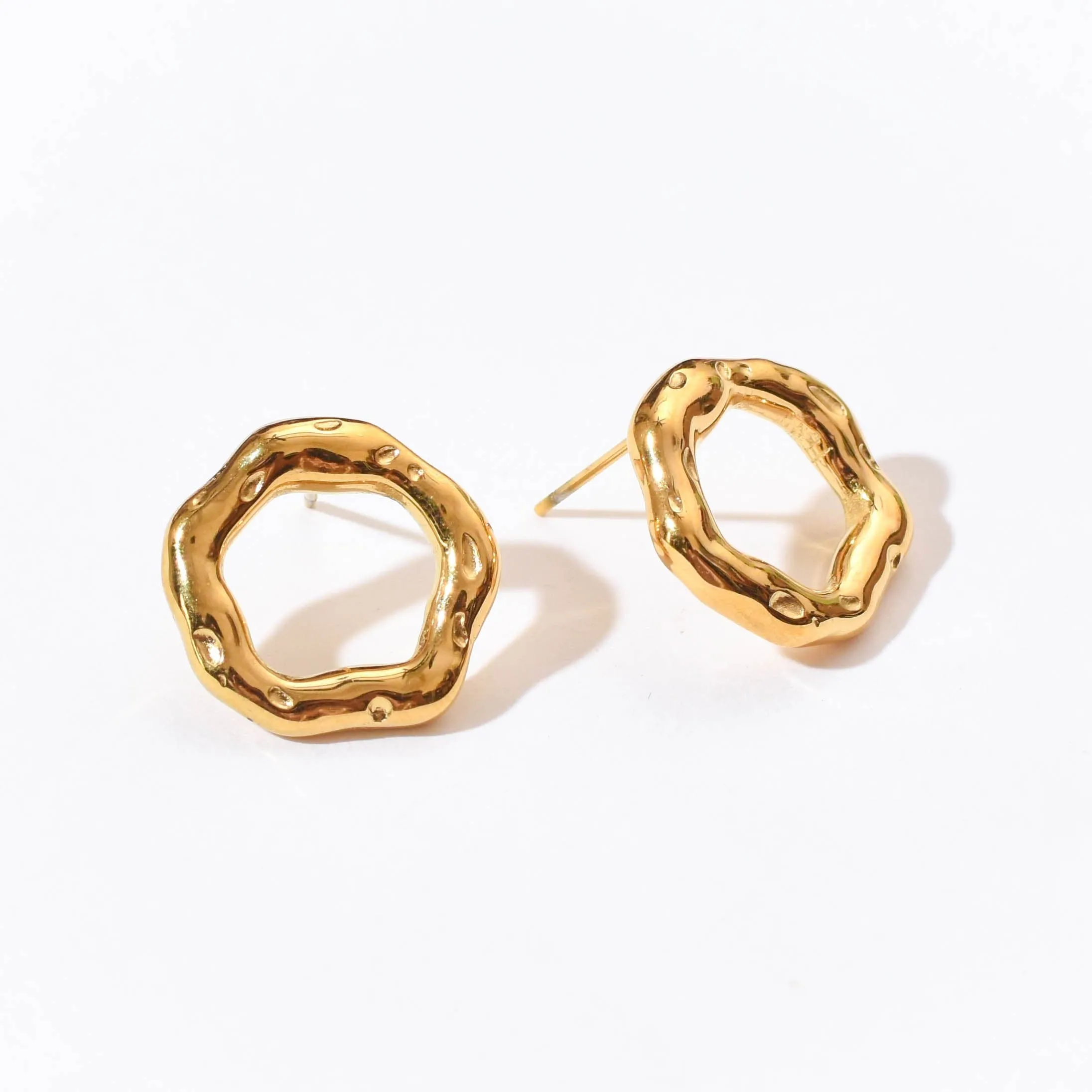 Nicole Basalt Studs SST