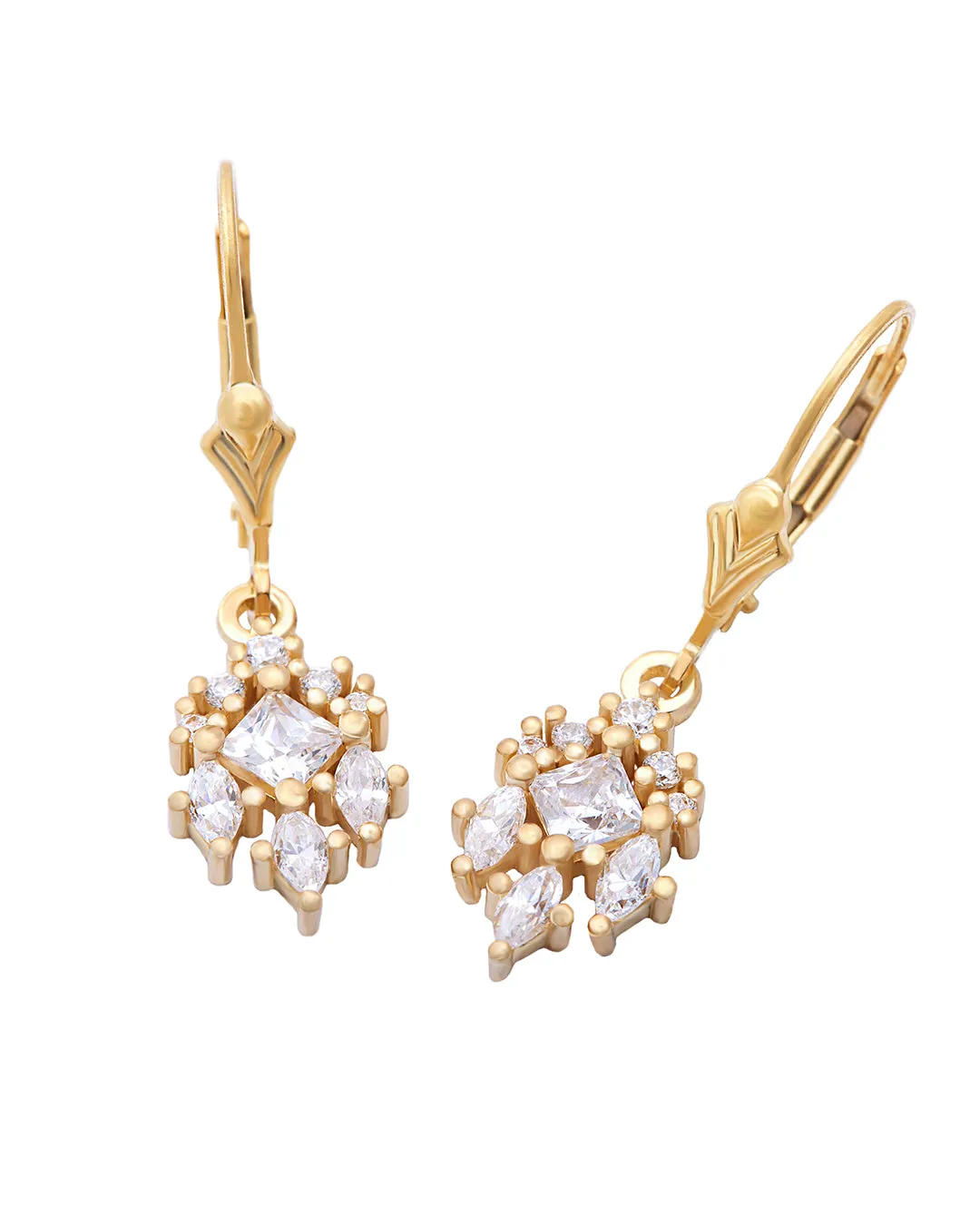 Norma Diamond Earrings with Natural Diamonds