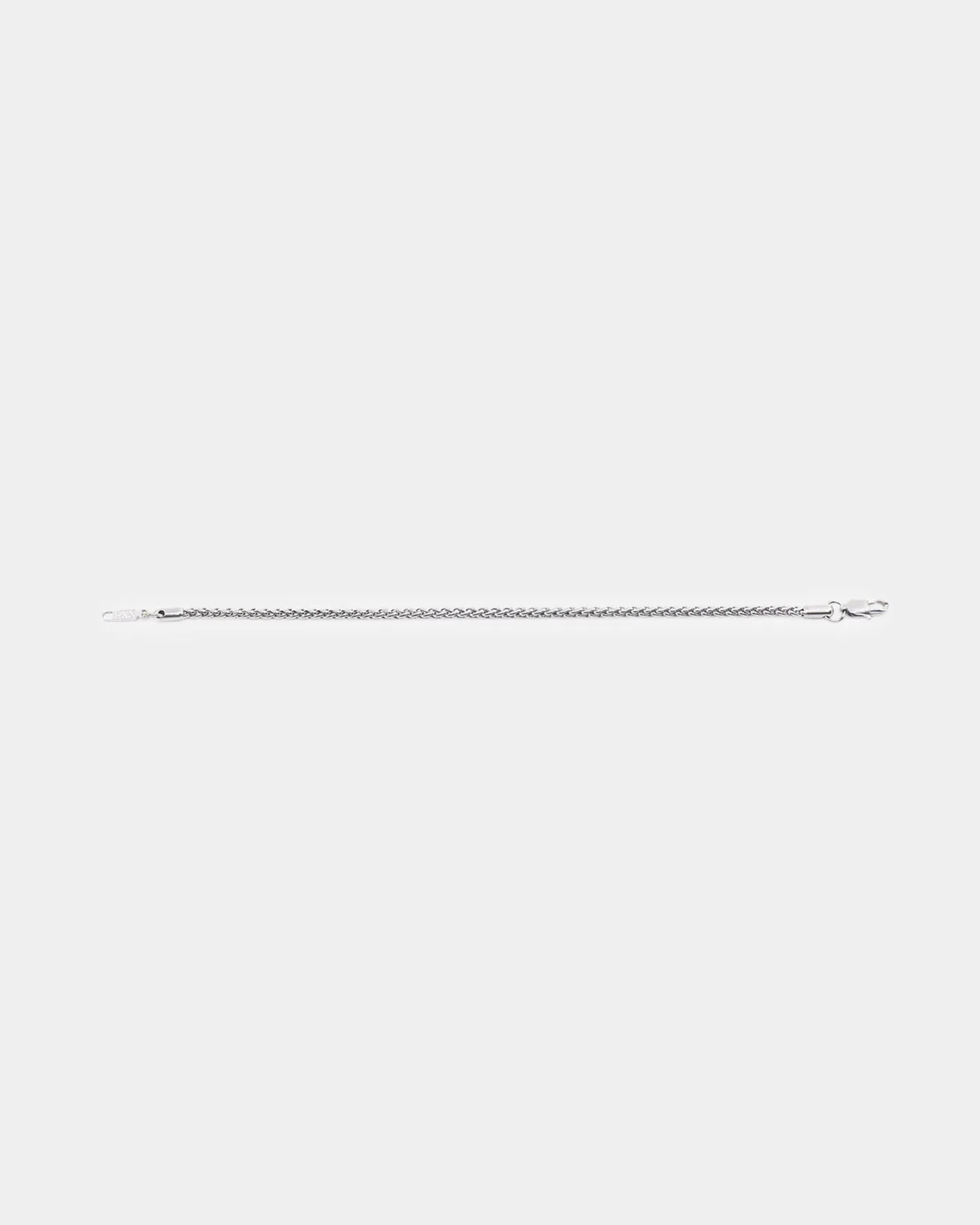 NXS Wheat Bracelet White Gold