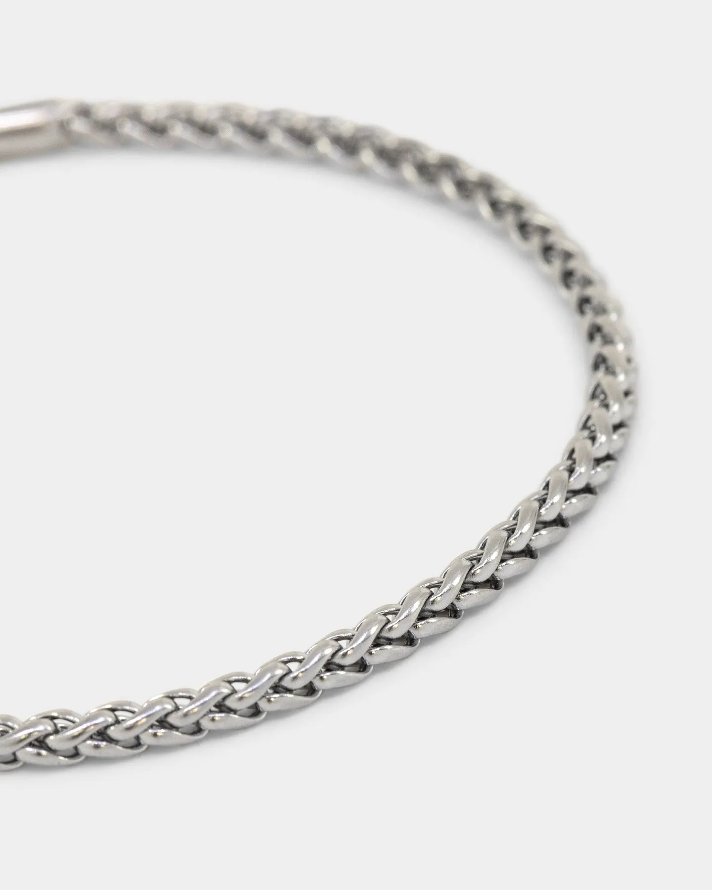 NXS Wheat Bracelet White Gold