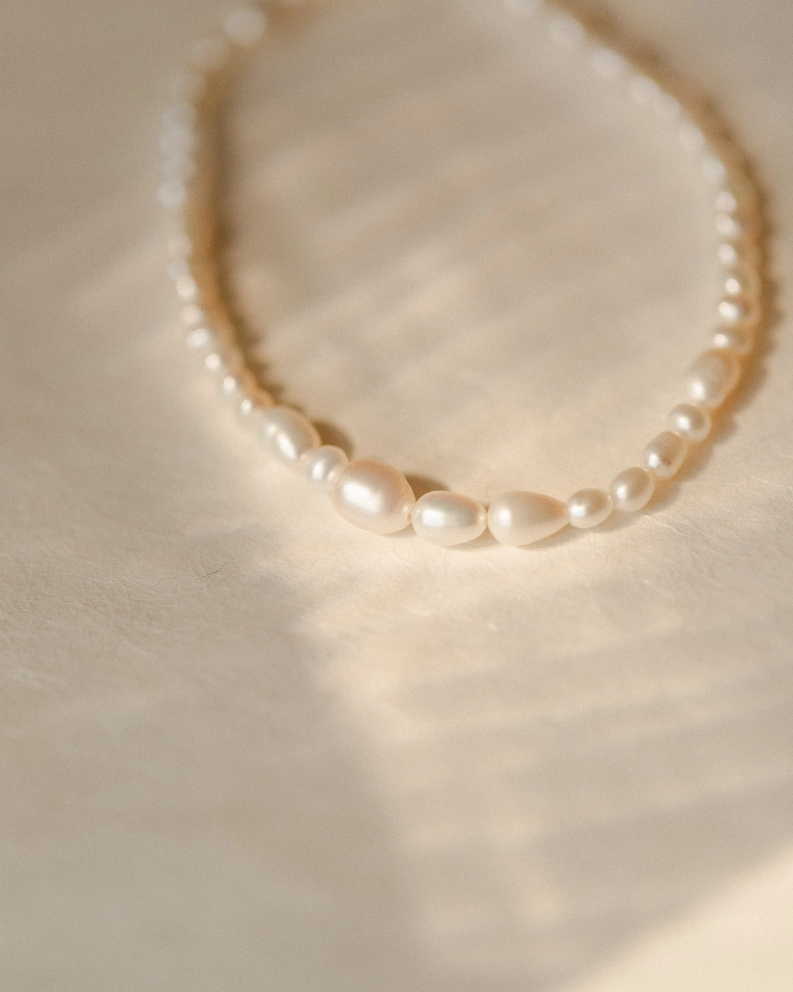 Organic Pearl Strand Bracelet