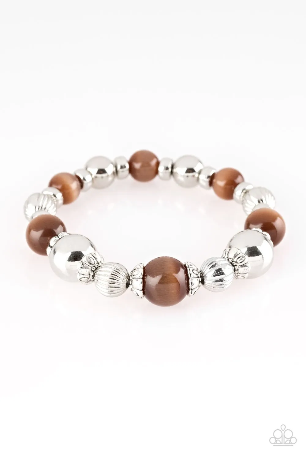 Paparazzi Bracelet ~ Once Upon A MARITIME - Brown