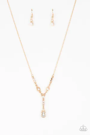 PAPARAZZI Diva Dazzle - Gold Necklace