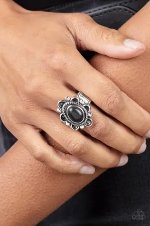 Paparazzi Ring ~ Desert Prairie - Black