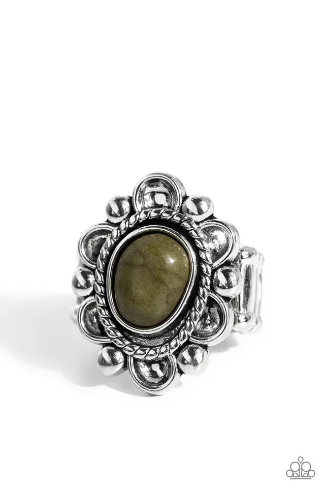 Paparazzi Ring ~ Desert Prairie - Green