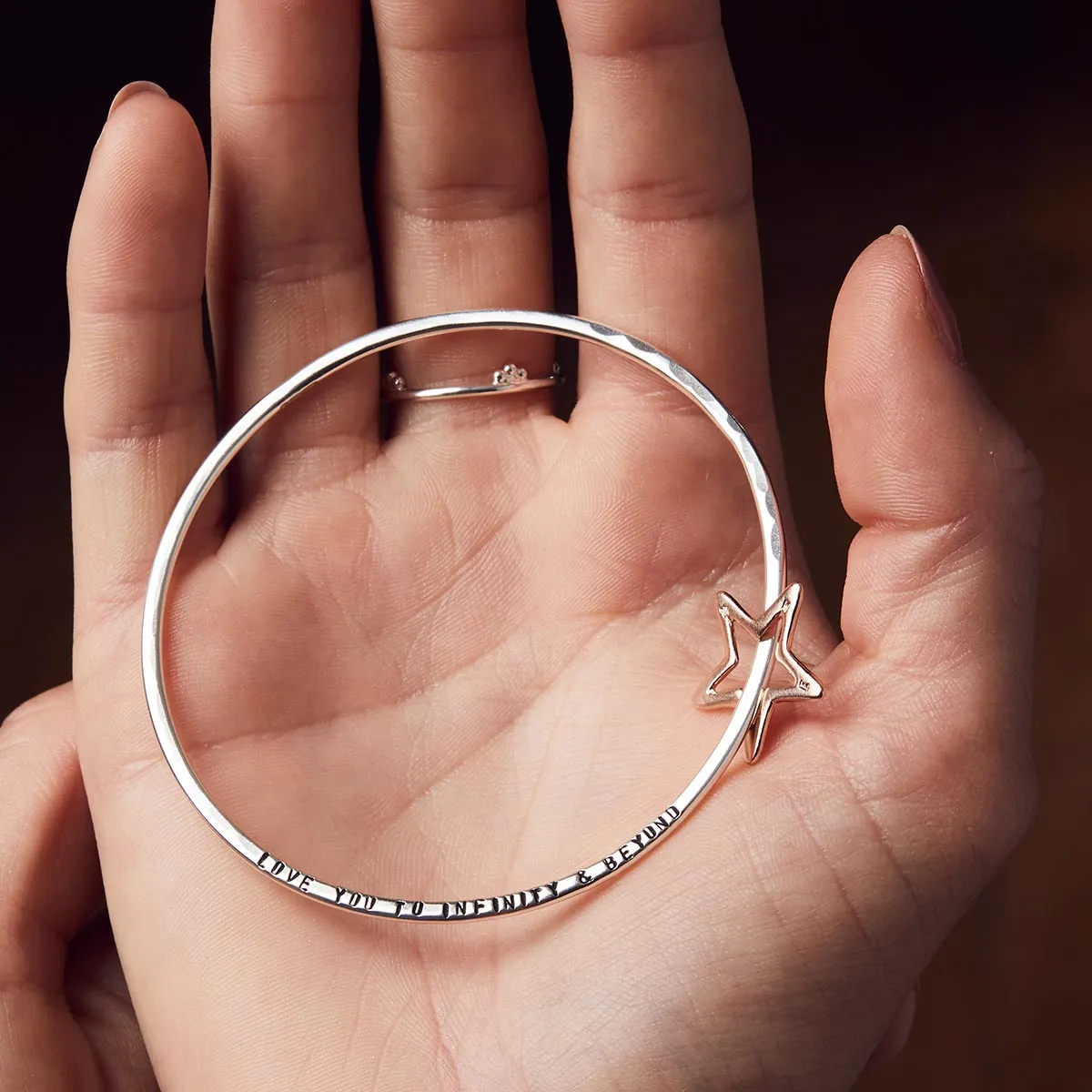 Personalised Star Bangle