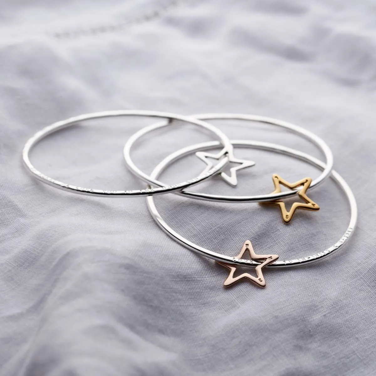 Personalised Star Bangle