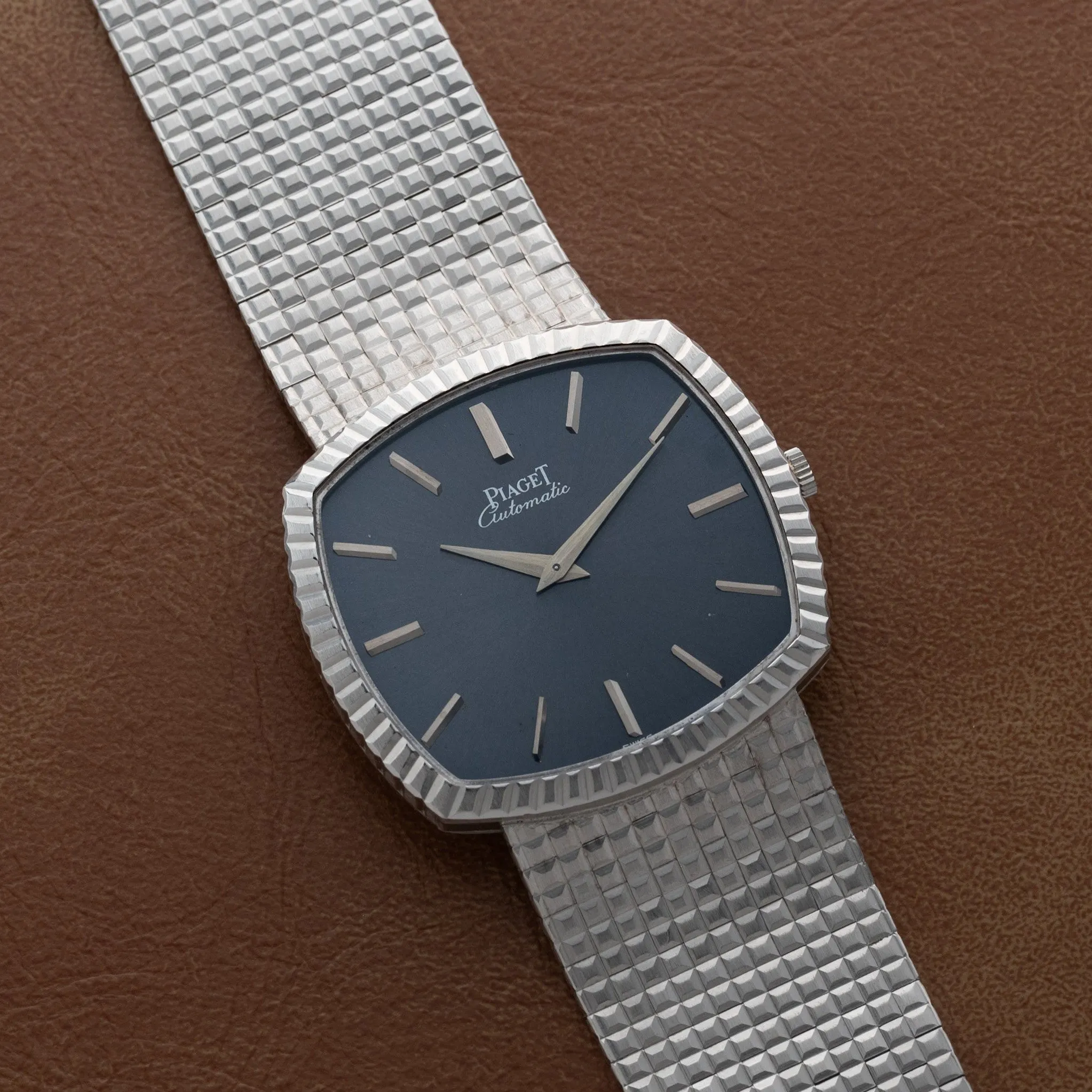 Piaget 'Sqound' White Gold Dress Watch