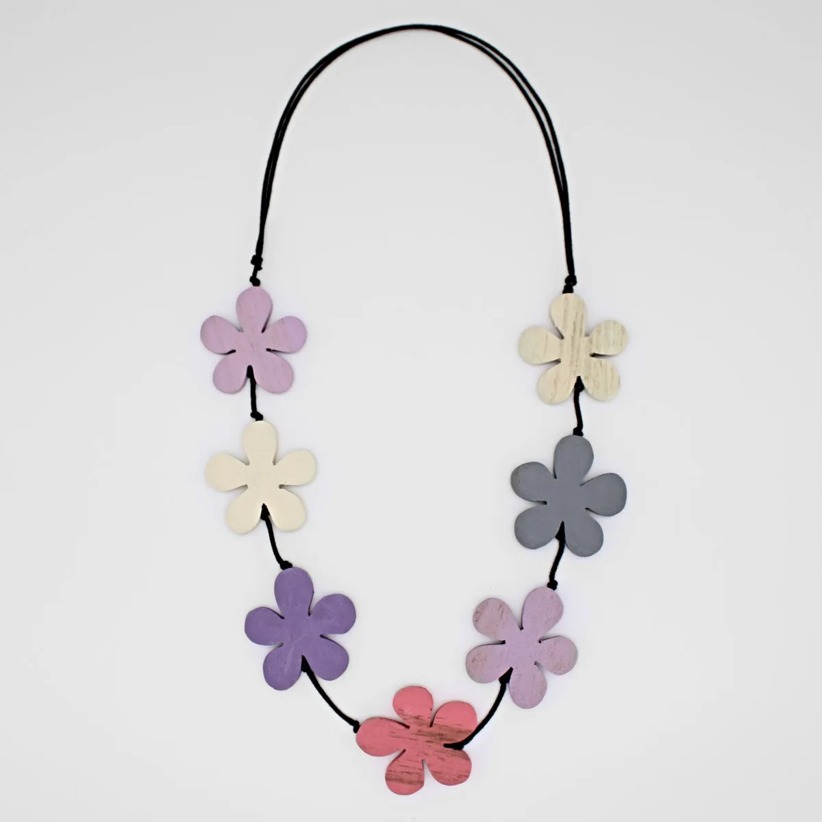 Purple Flower Power Necklace