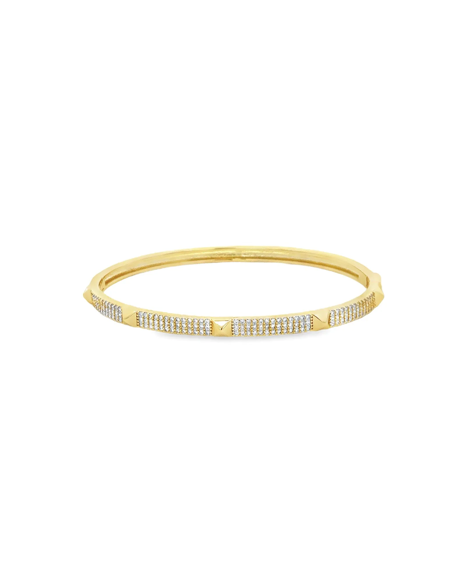 Pyramid Station Pavé Bangle