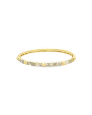 Pyramid Station Pavé Bangle