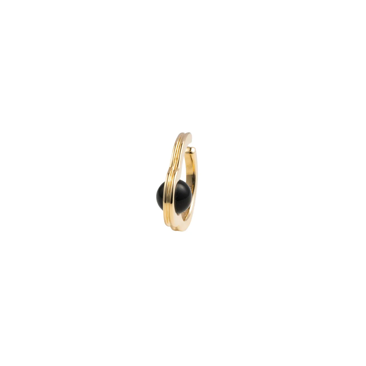 "Mini Beluga" Onyx Ear Cuff