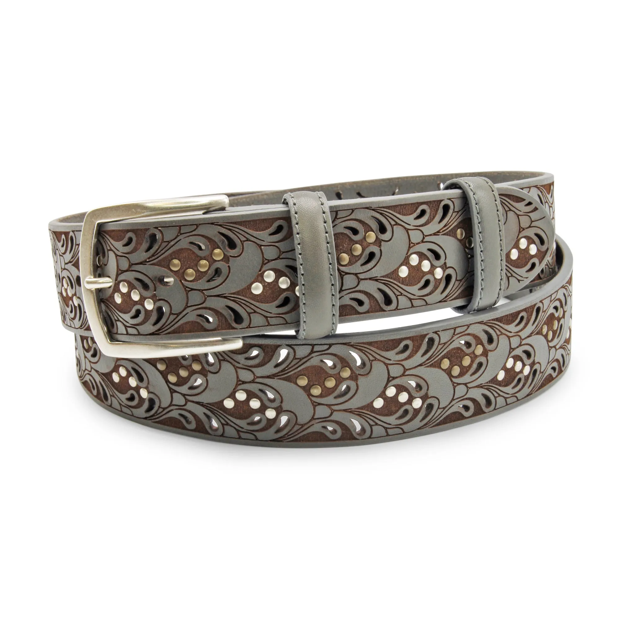 Raft' Paisley Studded London Fog Belt