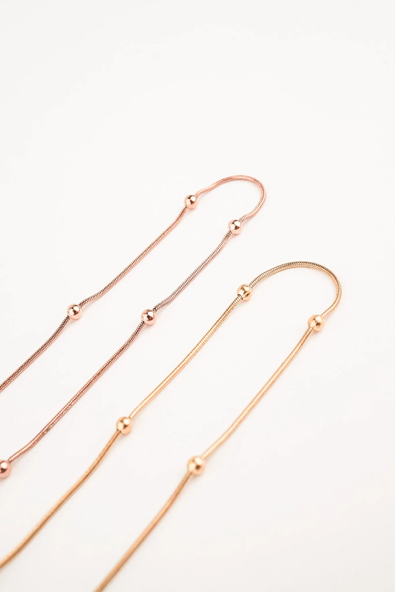 Rhea Satellite Snake Chain Necklace