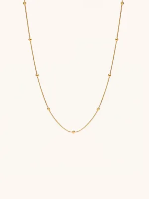 Rhea Satellite Snake Chain Necklace