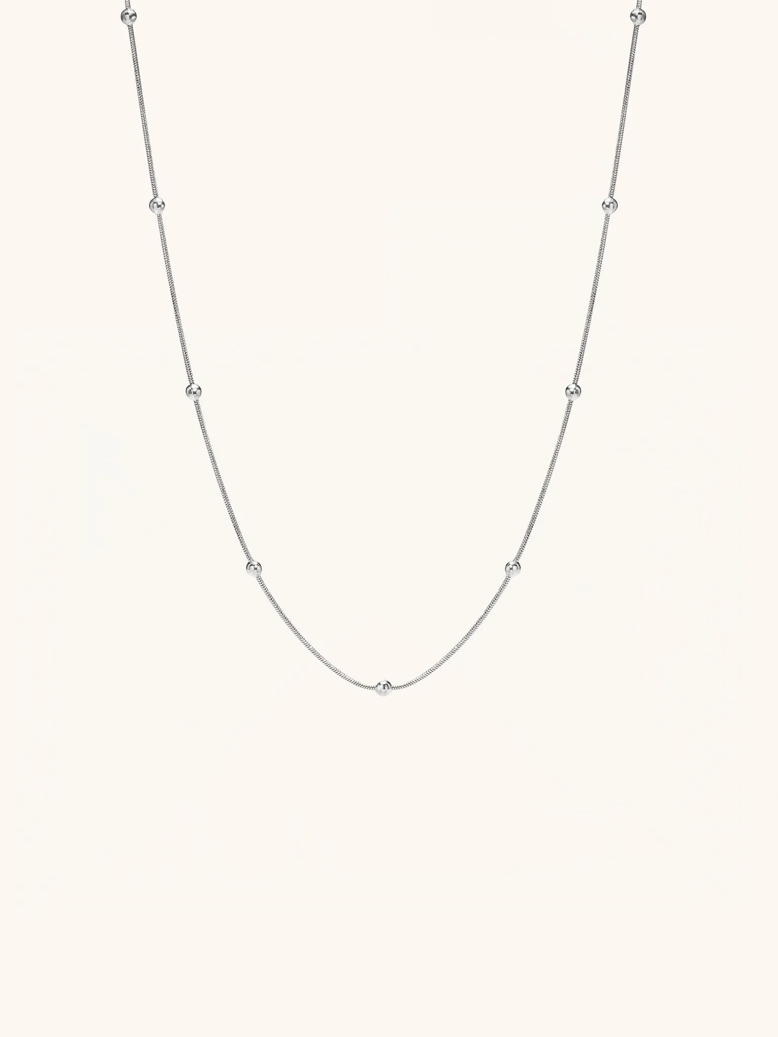 Rhea Satellite Snake Chain Necklace