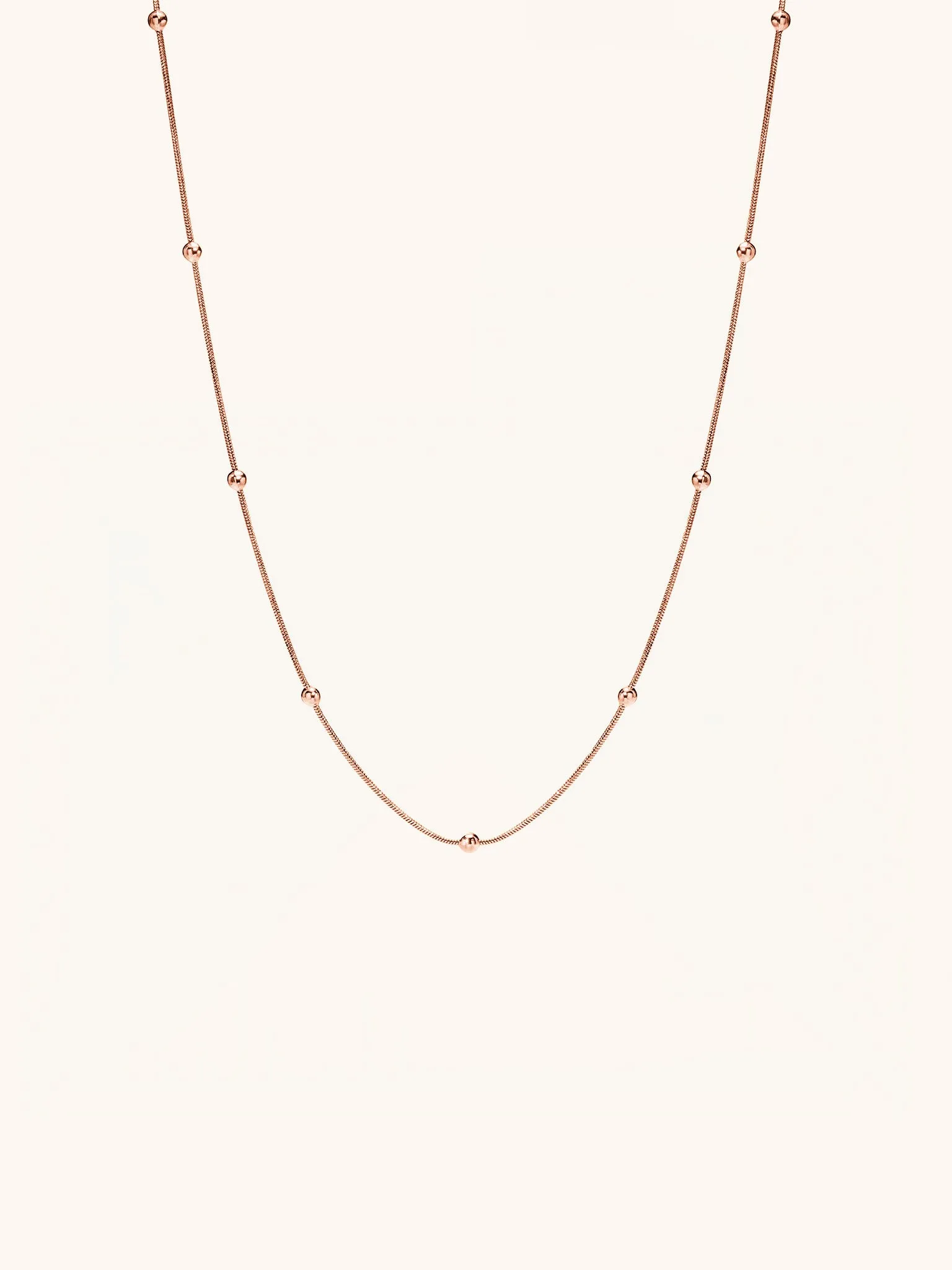 Rhea Satellite Snake Chain Necklace