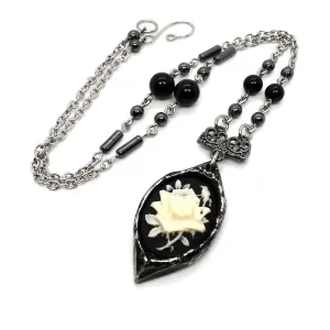 Rose Cameo Necklace