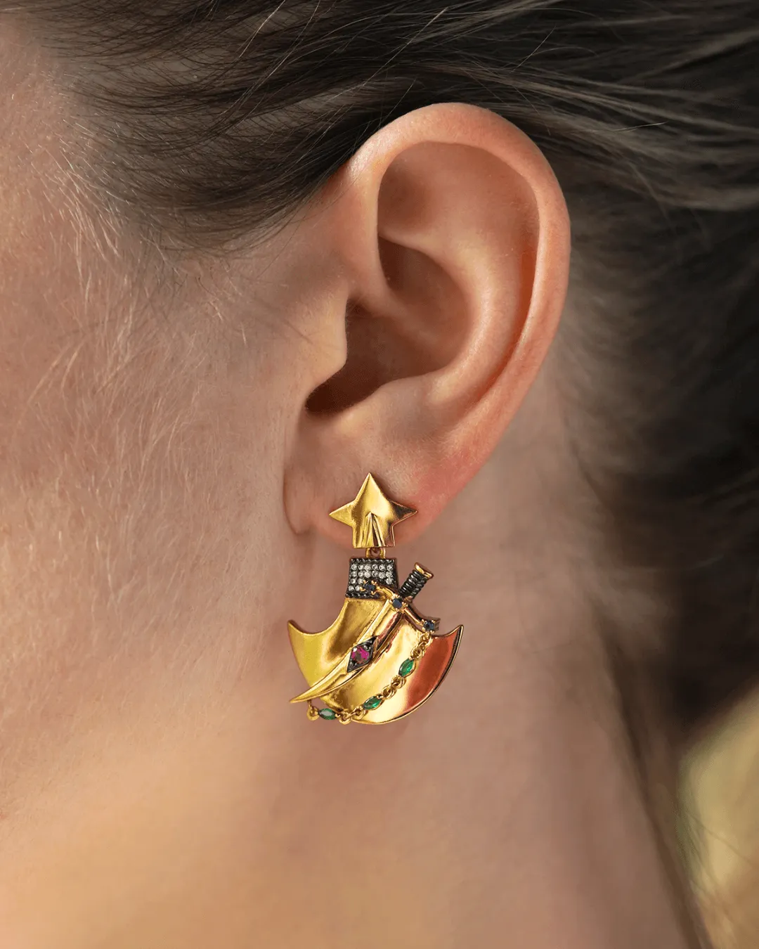 Shield Earrings