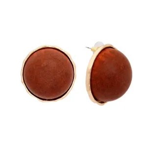 Shop Women's Stud Earrings: Brown Color - Fashion Jewelry Collection