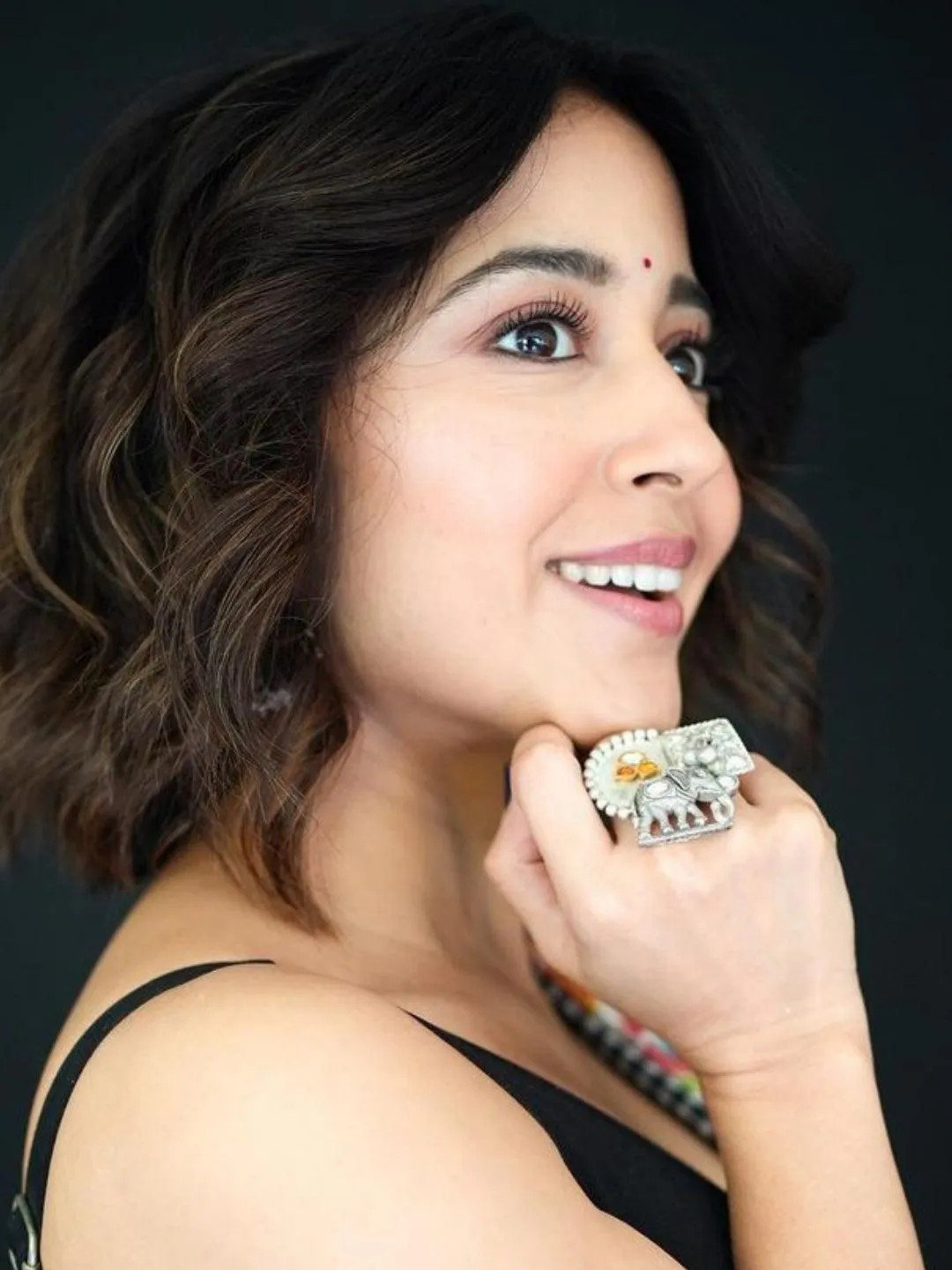 Shweta Tripathi Sharma In Oxidized Elephant Ring