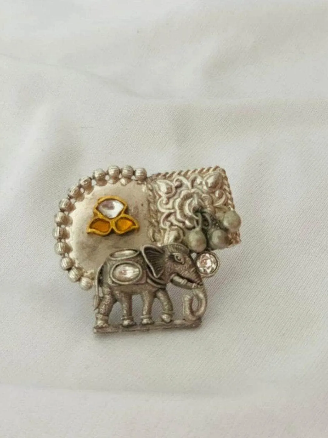 Shweta Tripathi Sharma In Oxidized Elephant Ring