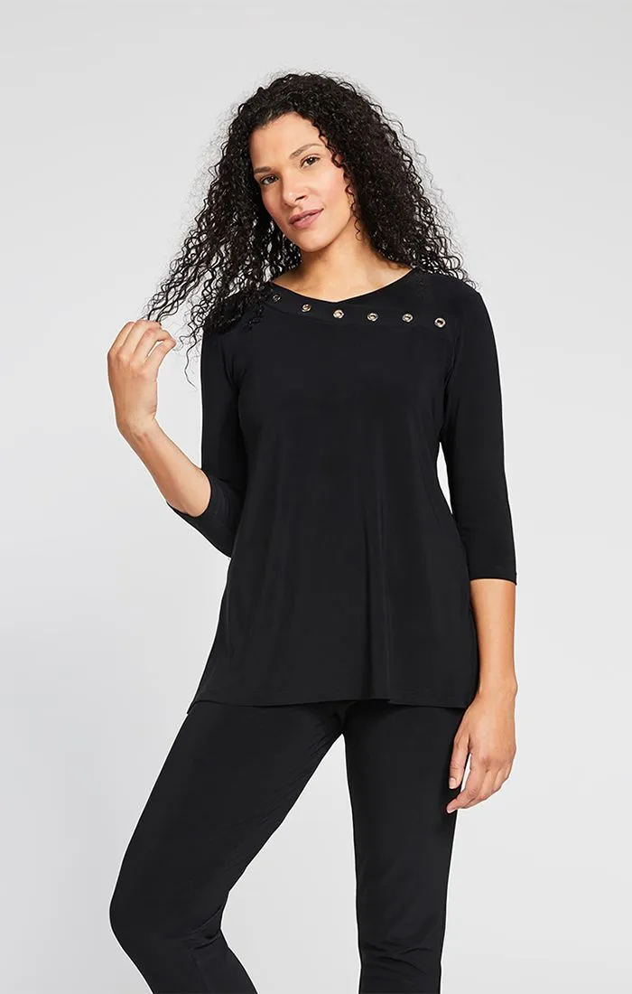 Sympli,  22209Y-2 Halo Top, 3/4 sleeve