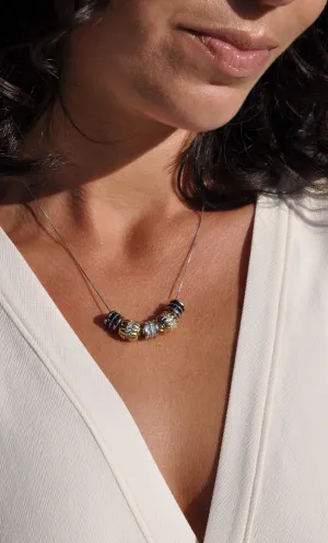 The Tunik Jewel's of the Night Necklace - White Gold