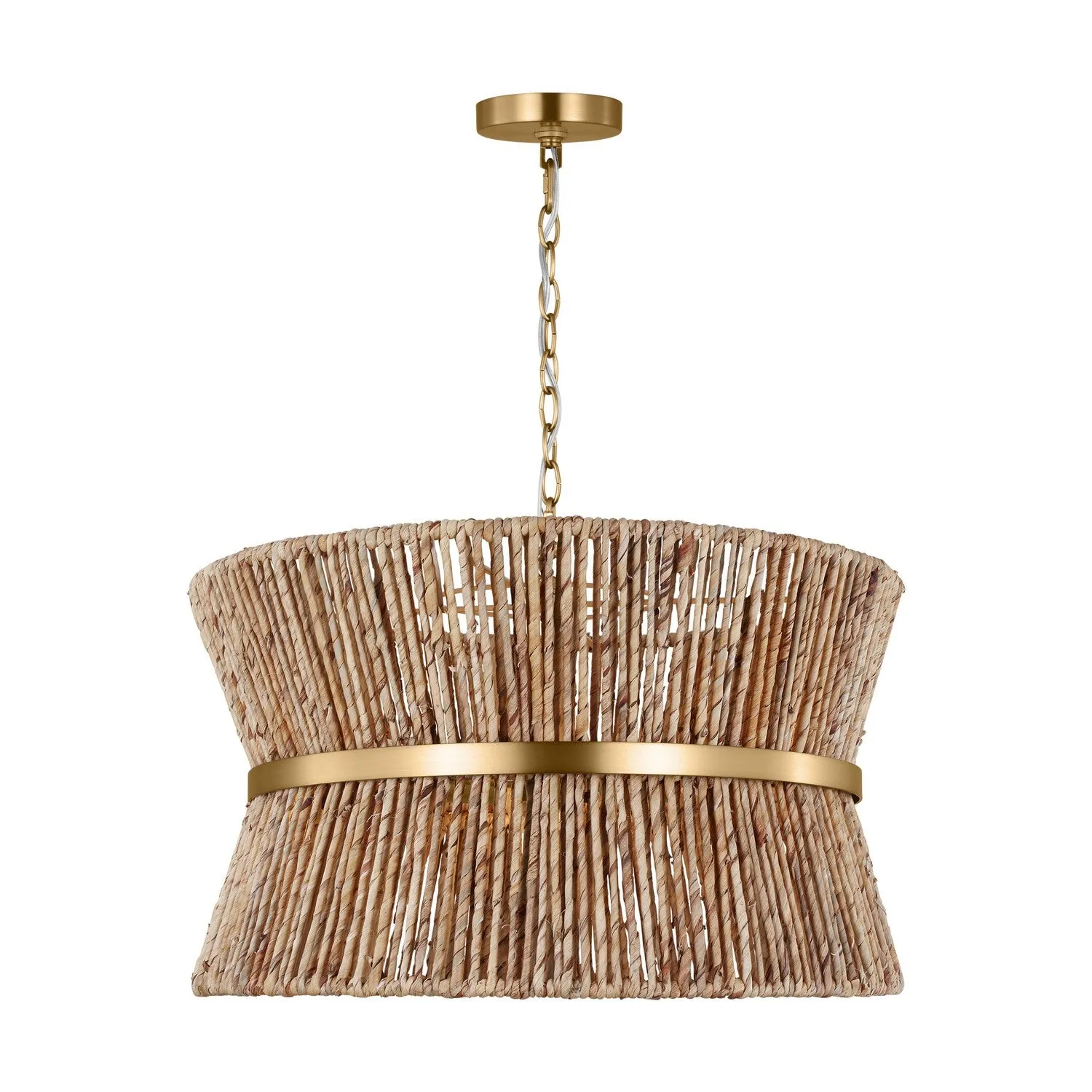 Thurlo 3-Light Pendant in Satin Brass