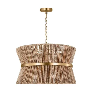 Thurlo 3-Light Pendant in Satin Brass