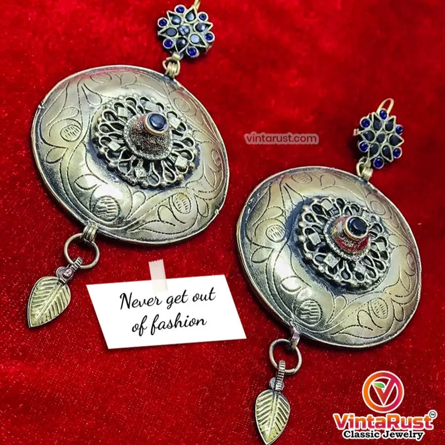 Turkmen Vintage Massive Dangle Earrings