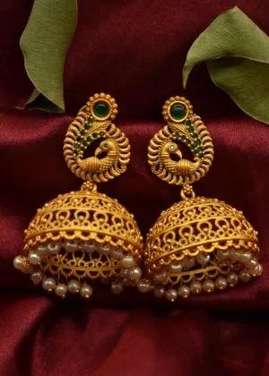 UNIQUE PEACOCK DESIGNER JHUMKI