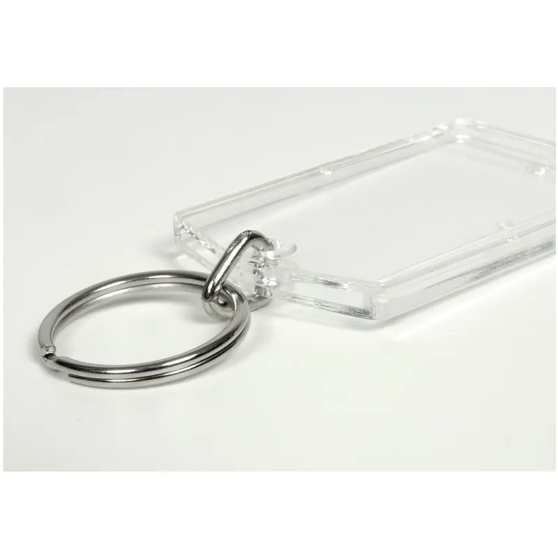 Versatile Clear Acrylic Key Ring Sl22902