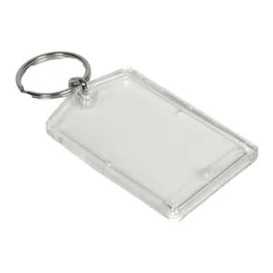 Versatile Clear Acrylic Key Ring Sl22902